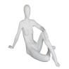 40 in H Egg Head Reclining Sitting Female Mannequin-SFW29E-WT