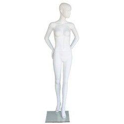 Modern Style Abstract Face Female Mannequin -SFW30E-WT