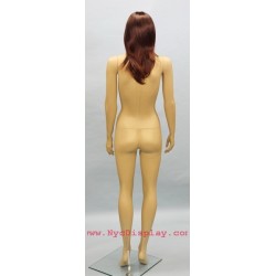 Full Body Face Makeup Skintone standing Female Mannequin SFS83-FT