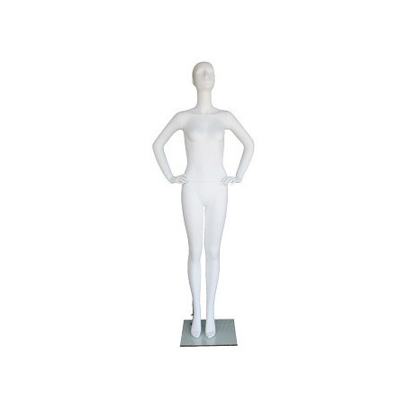 Modern Style Abstract Face Female Mannequin -SFW31E-WT