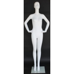 Modern Style Abstract Face Female Mannequin -SFW31E-WT