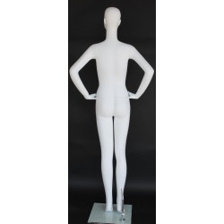 Modern Style Abstract Face Female Mannequin -SFW31E-WT