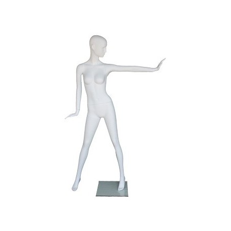 Modern Style Abstract Face Female Mannequin -SFW32E-WT