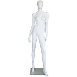 Contemporary Style Egg Head Female Mannequin -SFW39E-WT