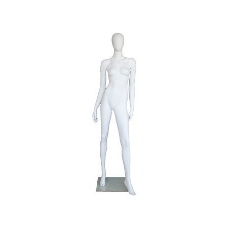 Contemporary Style Egg Head Female Mannequin -SFW39E-WT