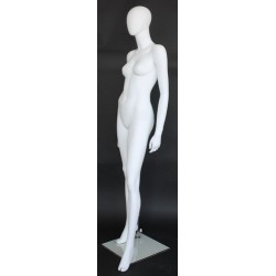 Contemporary Style Egg Head Female Mannequin -SFW39E-WT