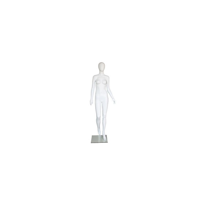 Contemporary Style Egg Head Female Mannequin -SFW40E-WT