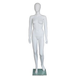 Contemporary Style Egg Head Female Mannequin -SFW42E-WT