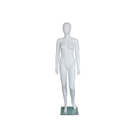 Contemporary Style Egg Head Female Mannequin -SFW42E-WT