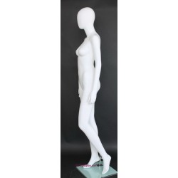 Contemporary Style Egg Head Female Mannequin -SFW42E-WT