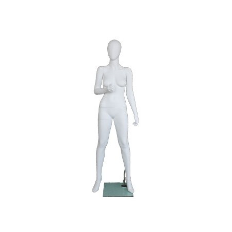 Contemporary Style Egg Head Female Mannequin -SFW44E-WT