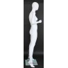 Contemporary Style Egg Head Female Mannequin -SFW44E-WT