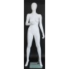 Contemporary Style Egg Head Female Mannequin -SFW44E-WT