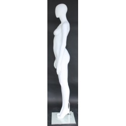 Contemporary Style Egg Head Female Mannequin -SFW47E-WT