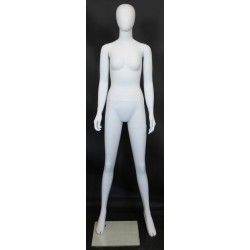 Contemporary Style Egg Head Female Mannequin -SFW49E-WT