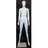 Contemporary Style Egg Head Female Mannequin -SFW49E-WT