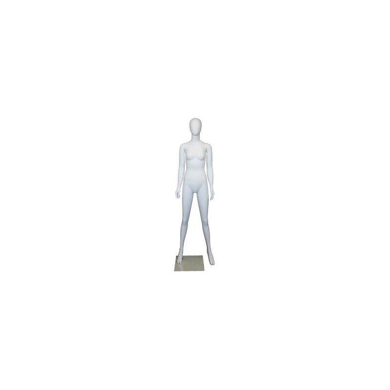 Contemporary Style Egg Head Female Mannequin -SFW49E-WT