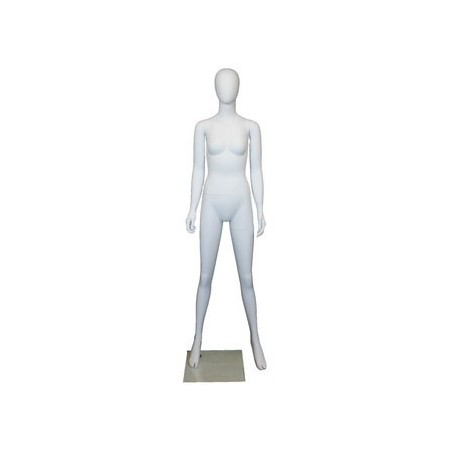 Contemporary Style Egg Head Female Mannequin -SFW49E-WT