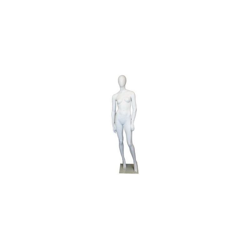 Contemporary Style Egg Head Female Mannequin -SFW50E-WT