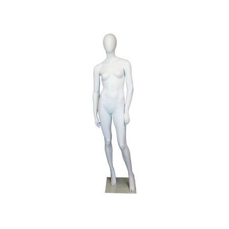 Contemporary Style Egg Head Female Mannequin -SFW50E-WT