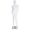 Contemporary Style Egg Head Female Mannequin -SFW54E-WT