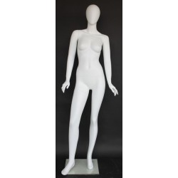 Contemporary Style Egg Head Female Mannequin -SFW55E-WT