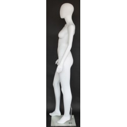 Contemporary Style Egg Head Female Mannequin -SFW55E-WT