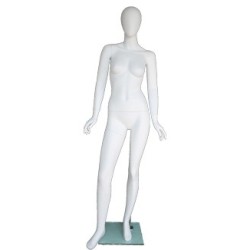 Contemporary Style Egg Head Female Mannequin -SFW55E-WT