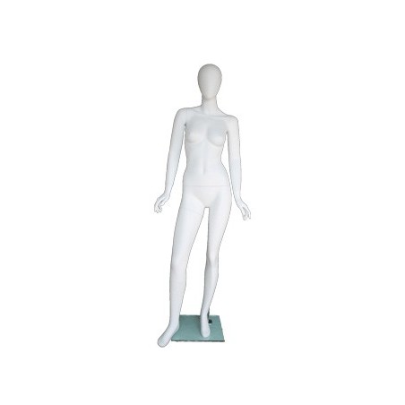 Contemporary Style Egg Head Female Mannequin -SFW55E-WT