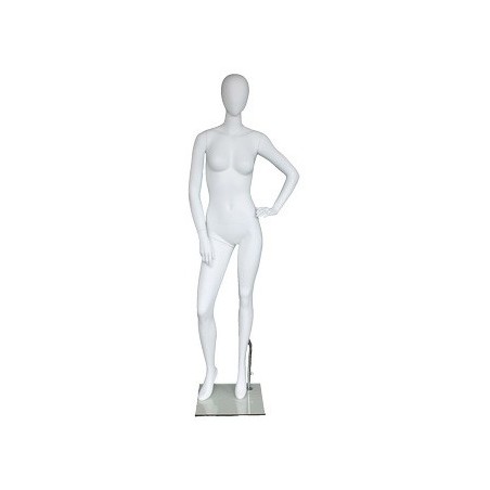 Contemporary Style Egg Head Female Mannequin -SFW57E-WT