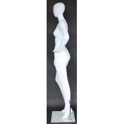 Contemporary Style Egg Head Female Mannequin -SFW57E-WT