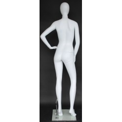 Contemporary Style Egg Head Female Mannequin -SFW57E-WT