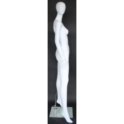 Contemporary Style Egg Head Female Mannequin -SFW58E-WT