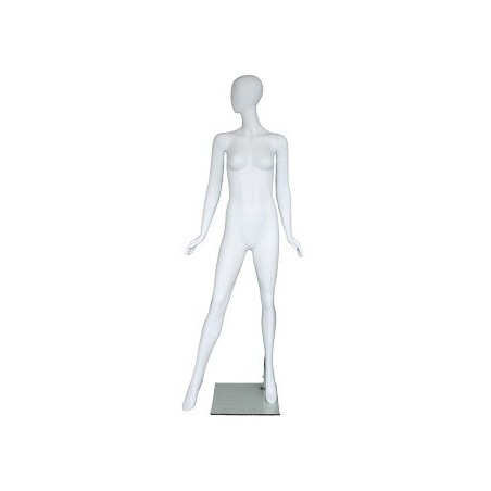 Contemporary Style Egg Head Female Mannequin -SFW58E-WT