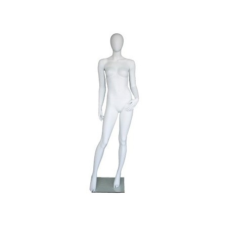 Contemporary Style Egg Head Female Mannequin -SFW60E-WT