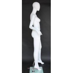 Contemporary Style Egg Head Female Mannequin -SFW61E-WT