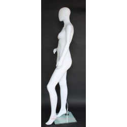 Contemporary Style Egg Head Female Mannequin -SFW62E-WT