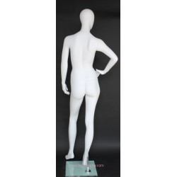 Contemporary Style Egg Head Female Mannequin -SFW62E-WT