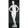 Contemporary Style Egg Head Female Mannequin -SFW65E-WT