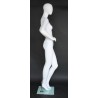 Contemporary Style Egg Head Female Mannequin -SFW65E-WT