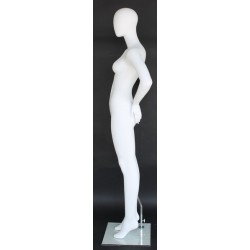 Contemporary Style Egg Head Female Mannequin -SFW66E-WT