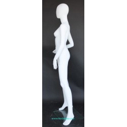 Contemporary Style Egg Head Female Mannequin -SFW67E-WT