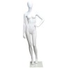 Contemporary Style Egg Head Female Mannequin -SFW69E-WT