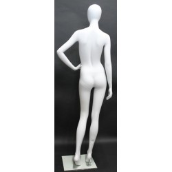 Contemporary Style Egg Head Female Mannequin -SFW69E-WT