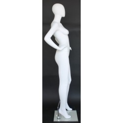 Contemporary Style Egg Head Female Mannequin -SFW70E-WT