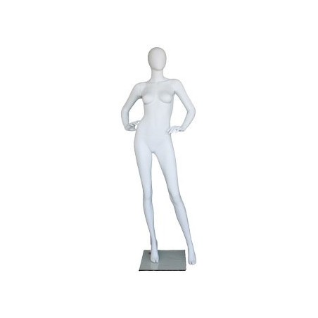 Contemporary Style Egg Head Female Mannequin -SFW70E-WT