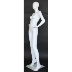 Contemporary Style Egg Head Female Mannequin -SFW70E-WT