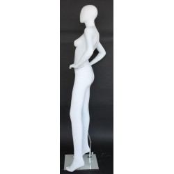 Contemporary Style Egg Head Female Mannequin -SFW70E-WT