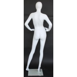 Contemporary Style Egg Head Female Mannequin -SFW70E-WT