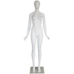 Contemporary Style Egg Head Female Mannequin -SFW70E-WT